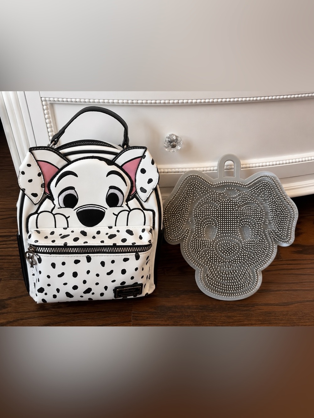 Disney Black, White & Pink Dalmatian Character Mini Backpack